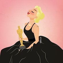 LADY GAGA by MN-H Studio. Un progetto di Disegno di ritratti e Illustrazione tradizionale di Marta Noguera-Homs - 07.03.2020