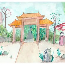 My project in Watercolor Illustration with Japanese Influence course. Un proyecto de Pintura a la acuarela de Claire Guérin - 07.03.2020