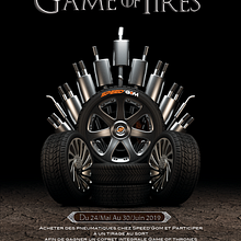 Game Of Tires. Un projet de 3D, Modélisation 3D, Publicité, Direction artistique, Design automobile, Br, ing et identité, Art conceptuel, Marketing de contenu, Design , Conception 3D, Conception d'affiches, Estampe, Conception de produits , et Réseaux sociaux de Yassine MAJJALI - 28.05.2019