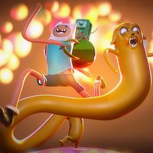 Adventure Time. Projekt z dziedziny 3D,  Modelowanie 3D, To, art, Projektowanie postaci, Trad, c, jna ilustracja i  Projektowanie plakatów użytkownika Minn Thant Sin - 08.03.2020