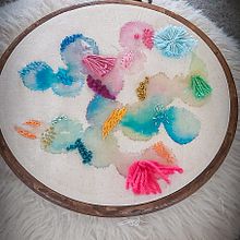 Mi Proyecto del curso: Técnicas básicas de bordado y acuarela. Embroider project by Carol León - 03.08.2020