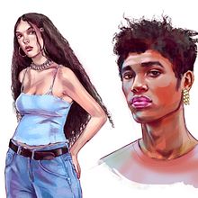 Studies process . Drawing, Portrait Drawing, Realistic Drawing, Traditional illustration, and Digital Illustration project by Gaspar Satorres Gil - 03.09.2020