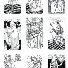 Tarot deck. Un progetto di Illustrazione tradizionale di Gaia Milani - 09.03.2020