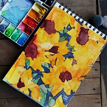 Mi Proyecto del curso: Creación de paletas de color con acuarela. Projekt z dziedziny  Sztuki piękne, Trad, c, jna ilustracja, R, sunek botaniczn i Malowanie akwarelą użytkownika Leslie López - 17.02.2020