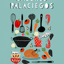 Portada del libro de recetas “Sabores Palaciegos” para el Ayuntamiento de Los Palacios y Villafranca. Un proyecto de Diseño, Diseño de carteles, Diseño de logotipos, Diseño digital, Diseño editorial y Diseño gráfico de Sandra Marín Rodríguez - 14.10.2019
