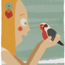 Piu Piu. Traditional illustration project by Aitor Larrea - 03.10.2020