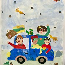 My project in Story Illustration with Paper course. Ilustração infantil projeto de Laura - 10.03.2020