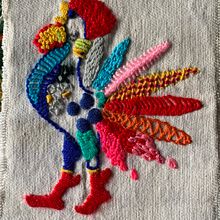 Mi Proyecto del curso: Técnicas de bordado: ilustrando con hilo y aguja. Un progetto di Ricamo di Patrizia Calabrò - 27.04.2020