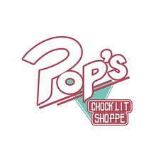 POPS CHOCK LIT SHOPPE, Mi Proyecto del curso: Tipografía y Branding: Diseño de un logotipo icónico . Logo Design project by Gabriel Arias - 03.11.2020