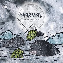 Narval India Dark Ale. Un projet de Conception de produits et Illustration traditionnelle de Calamar Cuchara - 04.03.2019