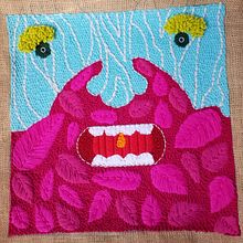 Mi primer punch needle. Un progetto di Ricamo di emi_cubillas - 26.04.2020