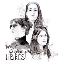 8M - Hoy y siempre libres. Pencil Drawing, Artistic Drawing, Portrait Drawing, Realistic Drawing, Graphic Design, Traditional illustration, and Watercolor Painting project by Anna Valpuesta Farré - 03.08.2020