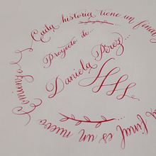 Mi Proyecto del curso: Caligrafía inglesa de la A a la Z. Lettering projeto de Daniela Pérez Zapata - 16.03.2020