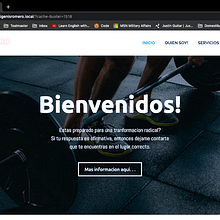 Mi Proyecto del curso: Creación de una web profesional con WordPress. Web Design project by Algenis Romero - 03.16.2020