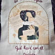 Pizarnik. Projekt z dziedziny  Haft,  Kolaż i Pisanie użytkownika Fernanda Cárdenas Márquez - 17.03.2020