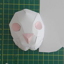 conejo. Paper Craft project by Annie Calderon - 09.14.2019