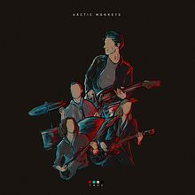 ARCTIC MONKEYS ::: Ilustración. Een project van Grafisch ontwerp, Fotografie, Traditionele illustratie, Digitale illustratie y Retoucheren van foto's van Matías Gabriel - 15.04.2019