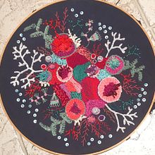 My project in Advanced Embroidery Techniques: Stitches and Compositions with Volume course. Projekt z dziedziny  Haft użytkownika Gretchen KEELTY - 15.04.2020