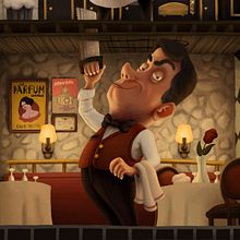 Chef. Un progetto di Character design, Illustrazione tradizionale e Pubblicità di Sergio Edwards - 17.03.2020