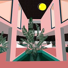 triangle house. Een project van 3D-karakterontwerp y  3D-modellering van Shadda Elmagri - 17.03.2020