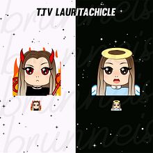 TTV Emotes. Sketching, Creativit, Digital Design, and Vector Illustration project by Laura Brunneis - 03.17.2020