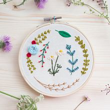 Bordado botánico. Embroider project by Studio Variopinto - 03.18.2020