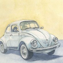 Beetle. Un projet de Aquarelle de Oscar Merling Conde - 18.03.2020