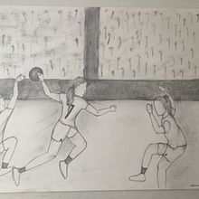Ejercicio selectividad: lápiz + carboncillo. Pencil Drawing project by elena_ocanyap - 03.19.2020