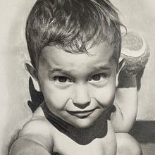 Retrato realista con lápiz de grafito. Pencil Drawing, Portrait Drawing, and Realistic Drawing project by Pablo Barrios Ureta - 03.19.2020