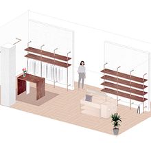 Zona textil en local comercial. Een project van Interactief ontwerp van Nieves Gómez - 20.03.2017