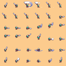 Mi Proyecto del curso: Animación de personajes en pixel art para videojuegos  Ein Projekt aus dem Bereich Pixel Art von Mike Leiva - 20.03.2020