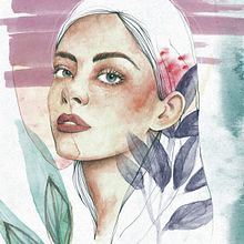 My project in Illustrated Portrait in Watercolor course. Un proyecto de Ilustración digital y Pintura a la acuarela de Sara Bertoldi - 20.03.2020