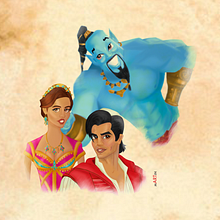 Aladdín. Un progetto di Arte concettuale, Creatività, Disegno artistico, Character design e Illustrazione tradizionale di Martín Catalá Benítez - 20.03.2020