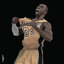 MAMBA FOR LIFE. Un proyecto de Concept Art, Creatividad, Dibujo artístico, Dibujo de Retrato, Dibujo realista, Dirección de arte, Ilustración tradicional e Ilustración digital de Martín Catalá Benítez - 20.03.2020