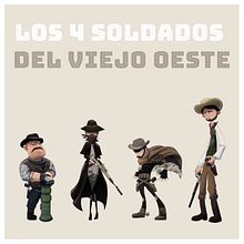 Los 4 Soldados del Viejo Oeste. Projekt z dziedziny  R, sunek, Projektowanie postaci, Ilustracja c i frowa użytkownika Rafael Eiji Saito - 20.03.2020