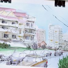 Mi Proyecto del curso: Paisajes urbanos en acuarela. Un proyecto de Pintura a la acuarela de Mauricio Ranaldi - 21.03.2020