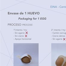 Packaging de 1 huevo. Een project van Fotografische compositie, Productontwerp y Grafisch ontwerp van Valentina Bertoni - 01.04.2017