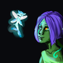 My first art on a graphic tablet . % lunomosya tarafından hazırlanan Akrilik Bo, Ve ama projesi - 03.22.2020