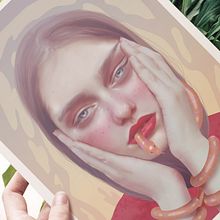 Poison. Fine Arts, Concept Art, Portrait Drawing, Art Direction, Traditional illustration, and Digital Illustration project by Sara Vera Lecaro - 03.22.2020