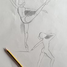 Movimiento Gestual - Anatomía Humana Masculina y Femenina . Un progetto di Disegno a matita e Disegno artistico di Natalia Osuna Pérez - 22.03.2020