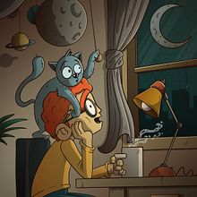 Anhelos de salir. Un proyecto de Cómic, Diseño de personajes e Ilustración tradicional de Pintamones - 22.03.2020