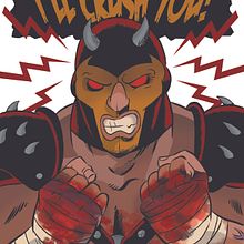 I'll crush you!. Creativit, Traditional illustration, and Digital Illustration project by Alberto Peral Alcón - 03.22.2020
