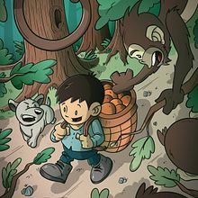 Ladrón de naranjas. Un progetto di Fumetto, Character design e Illustrazione tradizionale di Pintamones - 22.03.2020