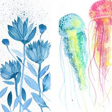 Mi Proyecto del curso: Técnicas modernas de acuarela. Un proyecto de Ilustración tradicional de Maria Camila - 23.03.2020