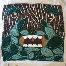 Mi Proyecto del curso: Bordado XL con aguja mágica. Un proyecto de Bordado de Maria victoria Cediel - 23.03.2020