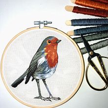 Mi Proyecto del curso: Pintar con hilo: técnicas de ilustración textil.  projeto de María Alejandra Cano Muñoz - 23.03.2020