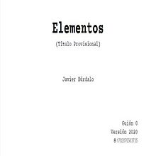 Elementos (Version 0). Un progetto di Creatività e Script di Javier Búrdalo - 23.03.2020