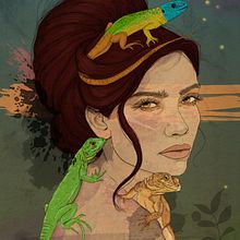 Mi Proyecto del curso: Mimetización . Traditional illustration, and Digital Illustration project by sonia.robles.2 - 03.23.2020