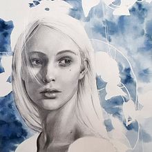 My project in Portrait with Pencil, Color Techniques and Photoshop course. Pencil Drawing project by Kirsi Hallberg - 03.25.2020