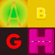 Motion Graphics Alphabet. 2D Animation, and Character Animation project by Gee Gra - 03.23.2020